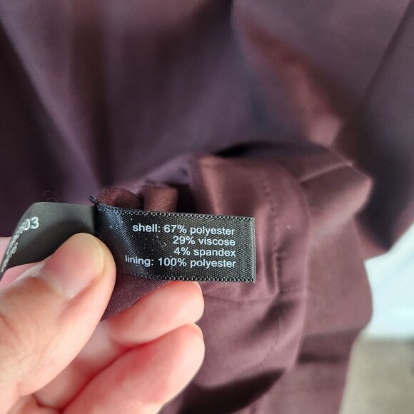 The Limited Maroon Sleeveless Shift Dress - Picture 5 of 9